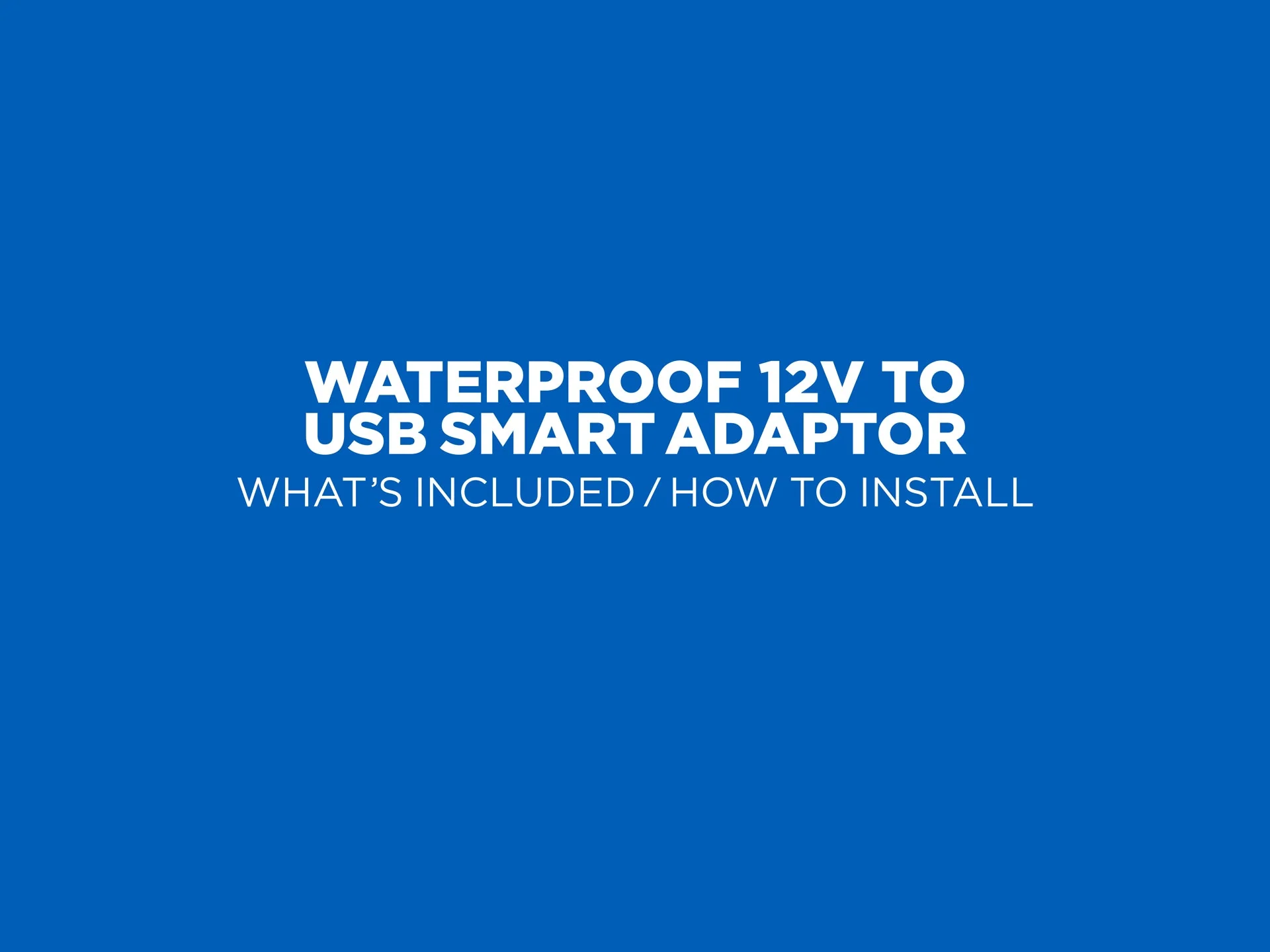 Quad Lock 360 Accessory - Waterproof 12V To USB Smart Adaptor - Image 10
