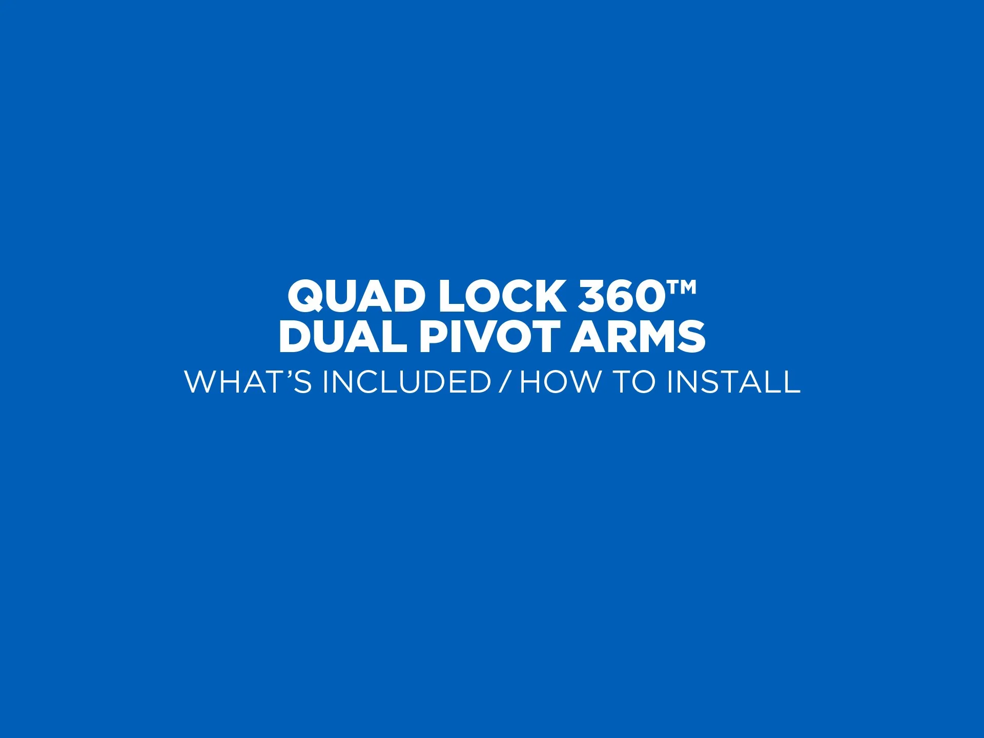 Quad Lock 360 Arm - Dual Pivot - Image 9